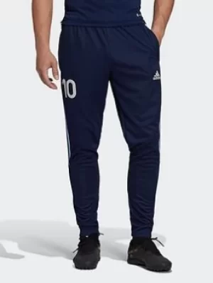 Image of adidas Messi Tiro Number 10 Training Tracksuit Bottoms, Blue, Size S, Men