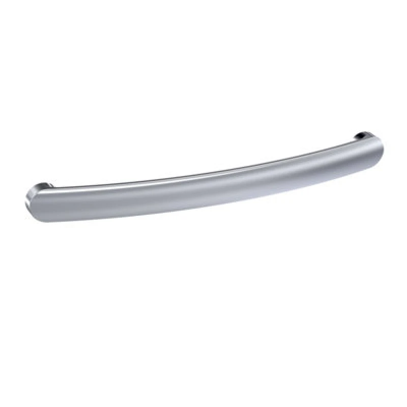 Image of Balterley Furniture Handle Round D Shape Handle 210mm 192mm Centres Chrome Silver