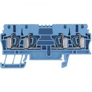 Image of Weidmueller 1608580000 ZDU 2.54AN BL 0.5 4 mm2 Blue