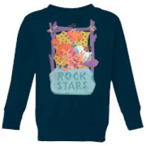 Image of The Flintstones Rock Stars Kids Sweatshirt - Navy - 9-10 Years