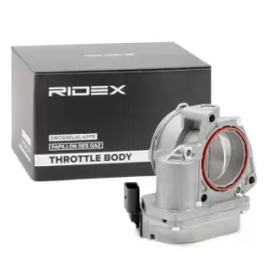 Image of RIDEX Throttle with seal 158T0020 Throttle Body,Throttle body VW,AUDI,SKODA,PASSAT Variant (3B6),PASSAT (3B3),A6 Avant (4F5, C6),A4 Avant (8ED, B7)