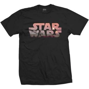 Image of Star Wars - Tatooine Logo Unisex Medium T-Shirt - Black