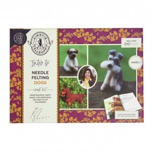 Image of Kirstie Allsopp Needle Felting Dogs Craft Kit