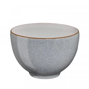 Image of Denby Elements Light Grey Deep Noodle Bowl