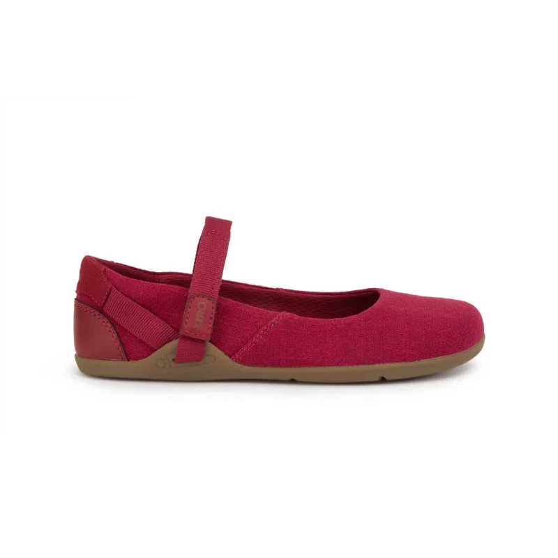 Image of Xero Shoes Ballerinas woman Xero Shoes Cassie - Hemp Rouge Female 35,5