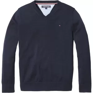 Image of Tommy Hilfiger Boys' Basic Sweatshirt - Sky Captain - 8 Years