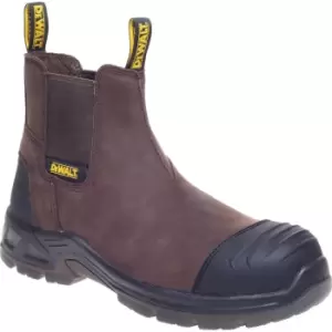 Image of DEWALT Grafton Waxy Safety Dealer Boots Brown Size 8