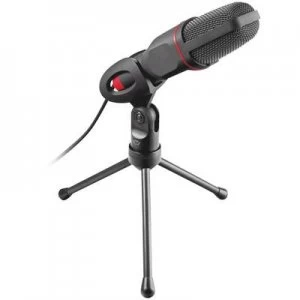 Image of Trust GXT 212 USB microphone Black Corded incl. stand