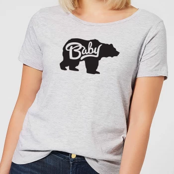 Image of Baby Bear Womens T-Shirt - Grey - 3XL