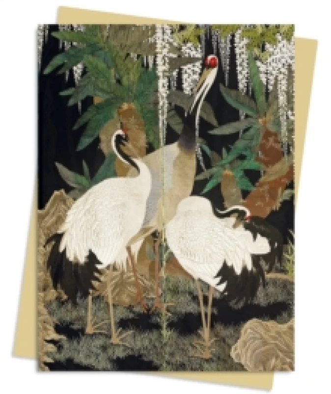 Image of Ashmolean Museum: Cranes, Cycads & Wisteria Greeting Card Pack : Pack of 6 Cards
