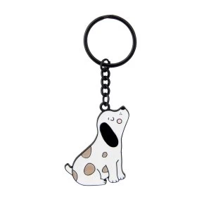 Image of Sass & Belle Barney The Dog Enamel Keyring
