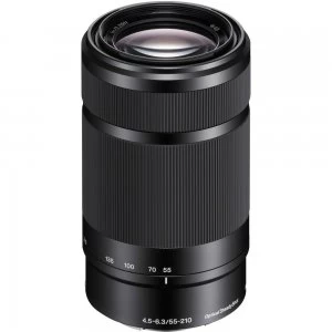 Image of Sony SEL55210 55 210mm F4.5 6.3mm Lenses with HOYA 49mm Filter Black