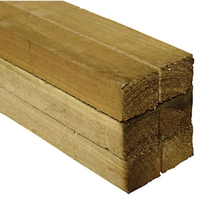 Image of Wickes Treated Sawn 47 x 47 x 2400mm Pack 6