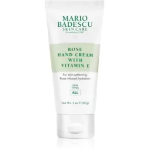 Image of Mario Badescu Rose Hand Cream nourishing hand cream with vitamin E 85 g
