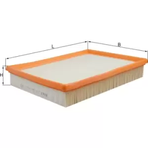 Image of x1 Mahle Air Filter Filter Insert LX443 77548639 Made in AT