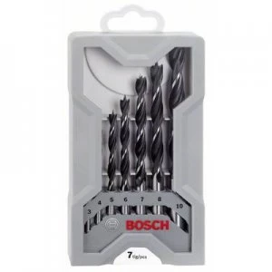 Image of Wood twist drill bit set 7 Piece Bosch Accessories 2607017034 Cylinder shank 1 Set