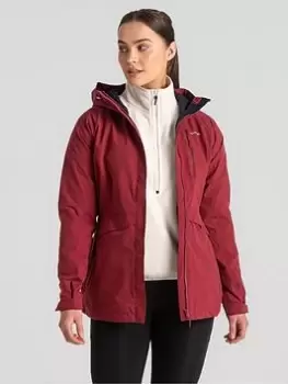 Image of Craghoppers Caldbeck Jacket - Red, Size 16, Women