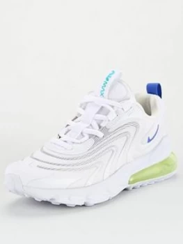 Image of Nike Air Max 270 React Eng Junior Trainer - White/Green