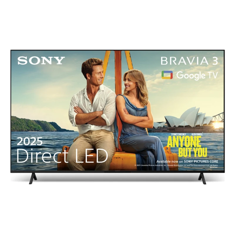 Image of Sony BRAVIA K75S38B 75 Smart 4K Ultra HD LED TV HDR Dolby Vision & Google TV K75S38B Black