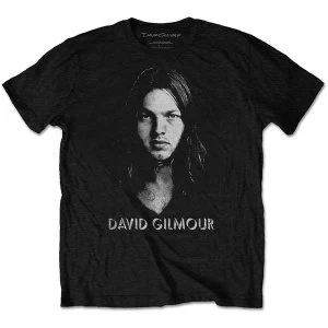 Image of David Gilmour - Half-tone Face Mens Medium T-Shirt - Black