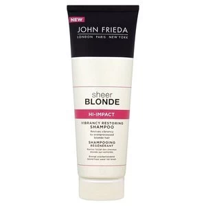Image of John Frieda Sheer Blonde Hi Impact Shampoo 250ml