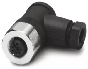 Image of Phoenix Contact 1553284 Sensor Connector, M12, Rcpt, 4Pos