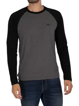 Image of Vintage Baseball Longsleeved T-Shirt