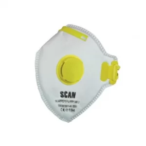 Image of Scan Fold Flat Valved Disposable Mask FFP1 (Pack of 10)