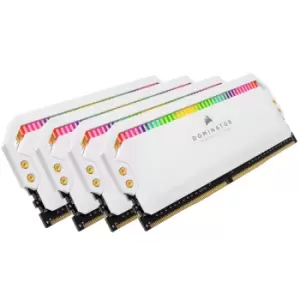Image of Corsair Dominator CMT64GX4M4K3600C18W memory module 64GB 4 x 16...