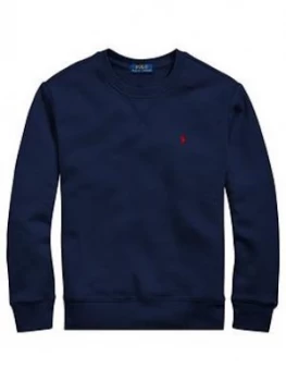 Image of Ralph Lauren Boys Classic Crew Sweat - Navy