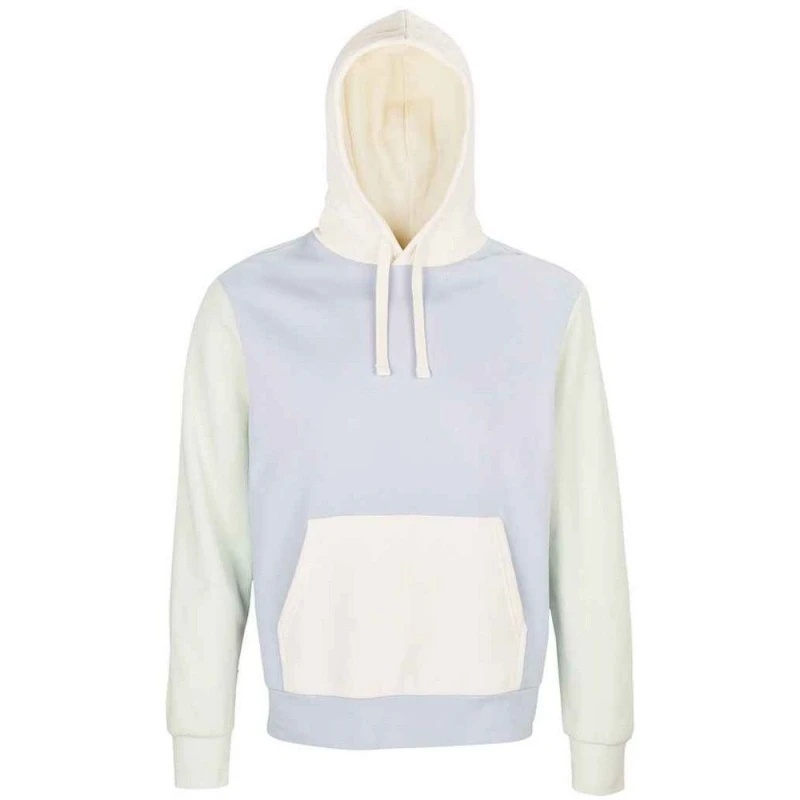 Image of SOL'S Mens Collins Contrast Hoodie in Baby Blue Size: XS Baby Blue Male XS