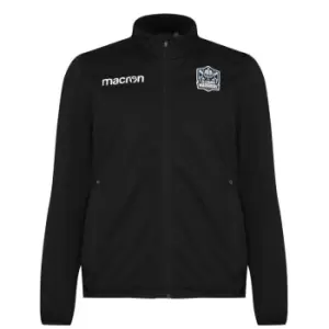 Image of Macron Glasgow Full Zip Jacket Mens - Black
