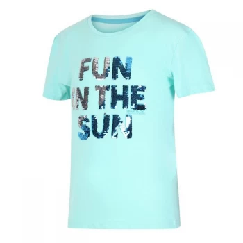 Image of Regatta Bosley III Cotton T-Shirt - Aruba Sequin