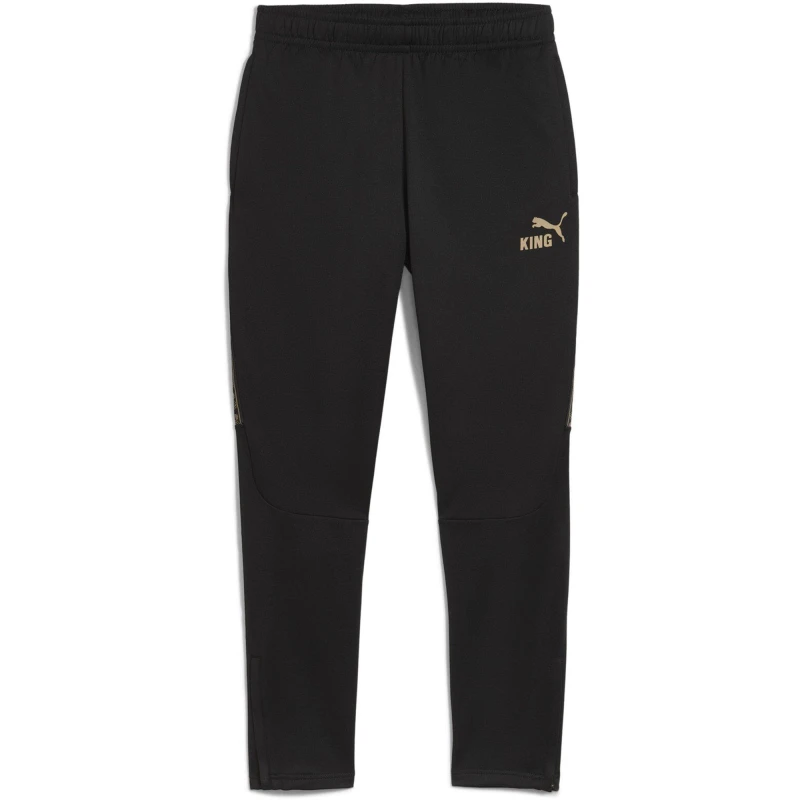 Image of Puma Mens Performance Tracksuit Bottoms Black/Gold male XS