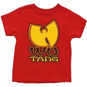 Image of Wu-Tang Clan - Wu-Tang Kids 5 Years Toddler T-Shirt - Red