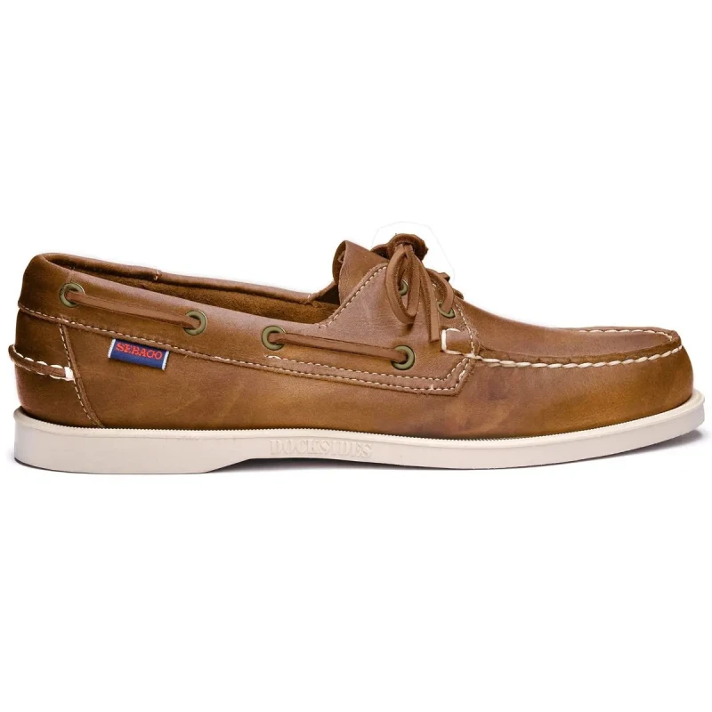 Image of Sebago Boat shoes Sebago Docksides Crazy Marron Male 40