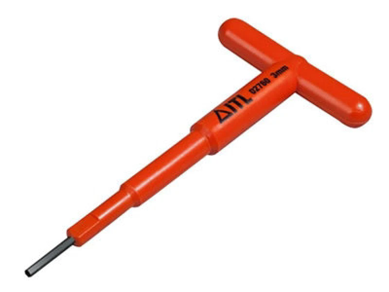 Image of ITL Insulated Light T Handle Hex Key 02760 Size: 3mm