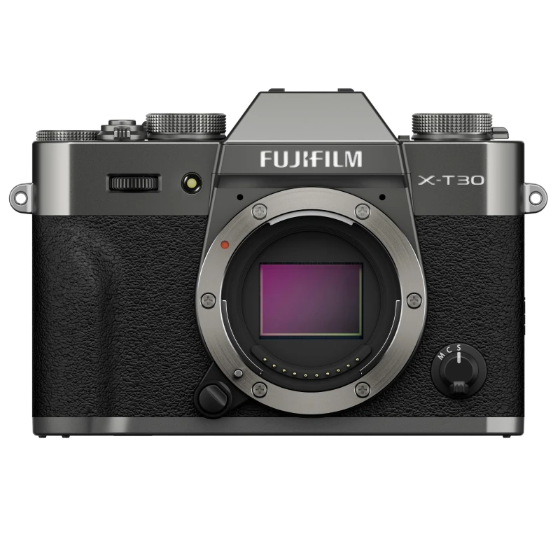 Image of Fujifilm X-T30 III Mirrorless Camera Body Charcoal Silver