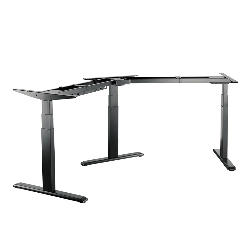 Image of LogiLink EO0017 standing desk frame Manual 3 leg(s) Black