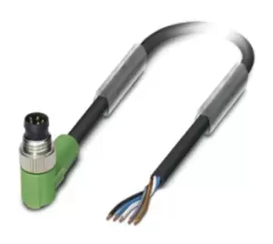 Image of Phoenix Contact Sac-5P-M 8Mrb/ 3,0-115 Sensor Cord, 5P, M8 Plug-Free End, 3M