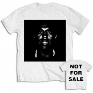 Image of Kanye West Not For Sale White Mens T Shirt: Small