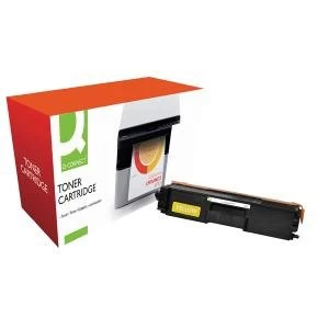 Image of Q-Connect Compatible Solution Brother TN321Y Yellow Laser Toner Ink Cartridge