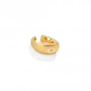 Image of 18ct Gold Plated Sterling Silver Soul Organic Ear Cuff DE663