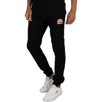 Image of Ellesse Ovest Logo Joggers mens Sportswear in Black - Sizes UK XS,UK S,UK M,UK L,UK XL,UK XXL