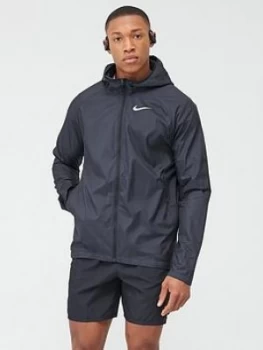 Image of Nike Essential Running Jacket - Black, Size L, Men