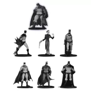 Image of Batman Black & White PVC Minifigure 7-Pack Box Set #3 10 cm