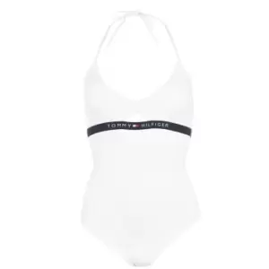 Image of Tommy Bodywear Logo One Piece Swimsuit - White