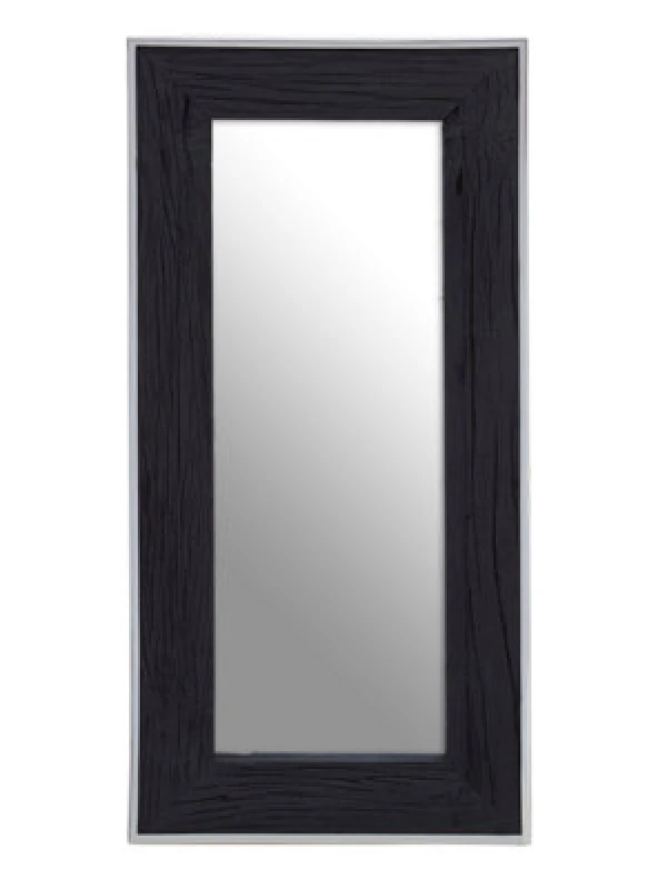 Image of Orsina Black Rectangular Mirror