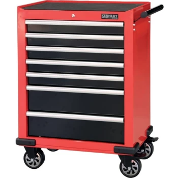 Image of Kennedy - 7 Drawer Heavy Duty Cabinet with Side Handle and Caster Wheels