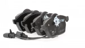 Image of FEBI BILSTEIN Brake Pads VW,SEAT,SKODA 16447 4B0698151,4B0698151A,4B0698151AB Disk Pads,Brake Pad Set, disc brake 4B0698151AF,4B0698151B,4B0698151E